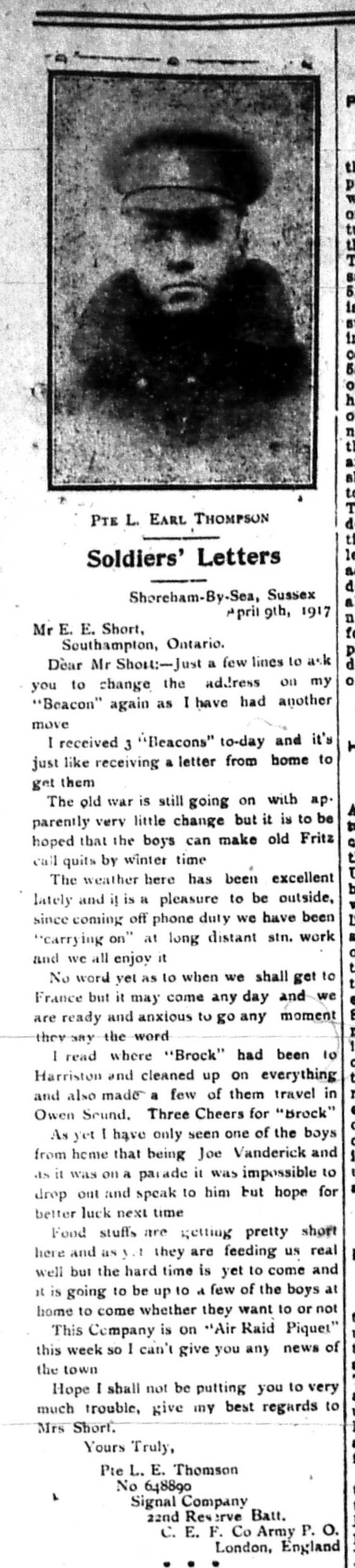 The Beacon Southampton, May 8, 1917